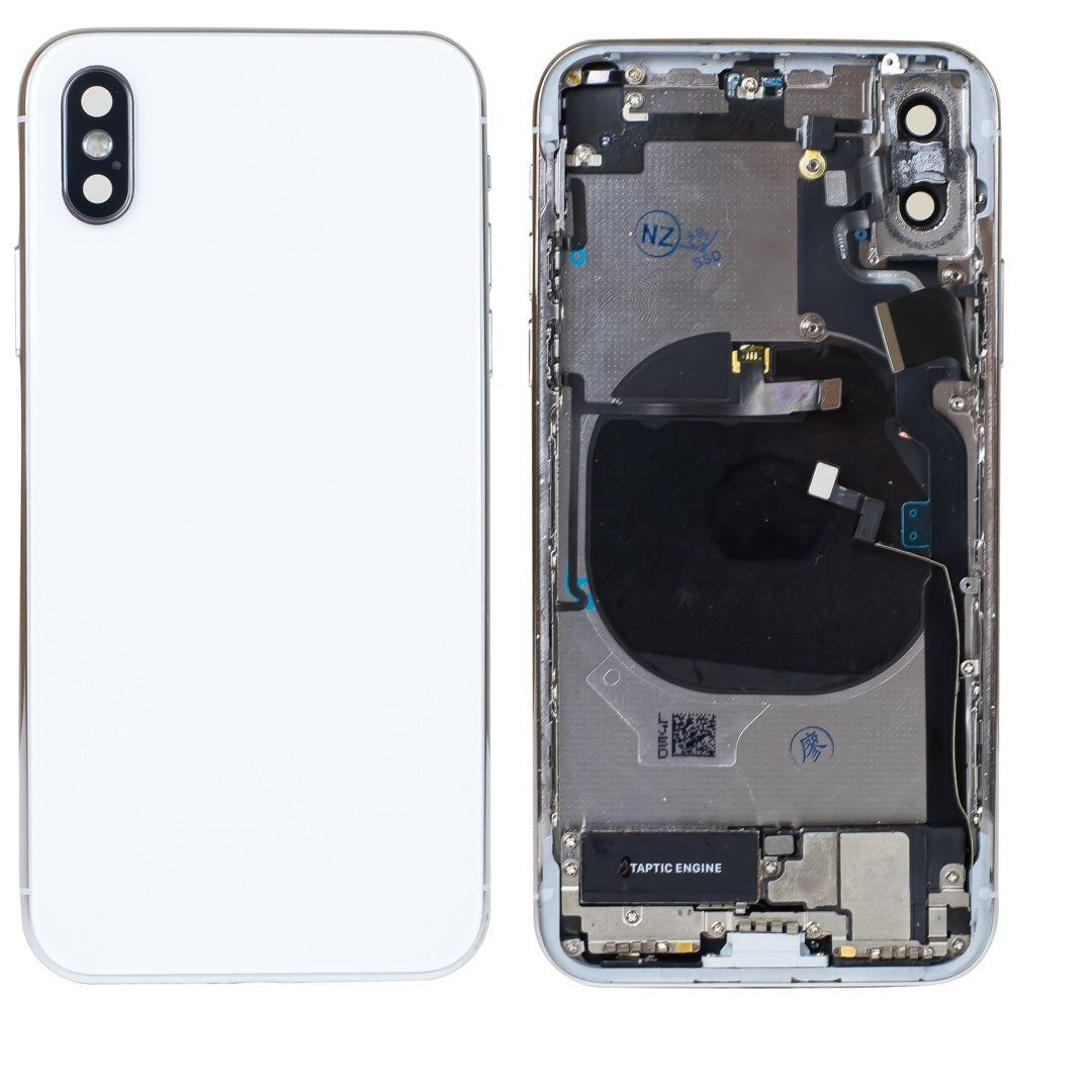 iPhone Xs Max Back Cover Housing With Parts Assembly (With Side Keys & Charging Port)
