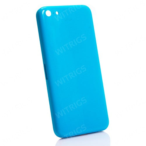 Back Housing Cover with SIM Card Tray & Side Keys & Camera Lens for iPhone 5c (Blue)