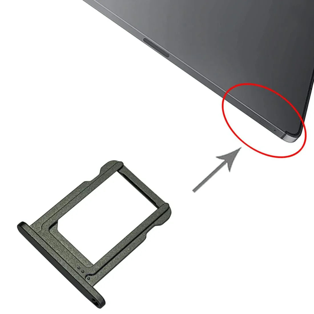 iPad Pro 12.9" 2021 (5th Gen) SIM Tray - Grey
