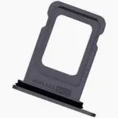 iPhone 12 PRO MAX DUAL SIM Card Tray, Black - Replacement Part