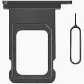 iPhone 12 PRO MAX DUAL SIM Card Tray, Black - Replacement Part