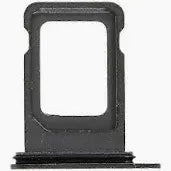 iPhone 13 pro max DUAL SIM Card Tray, Black - Replacement Part