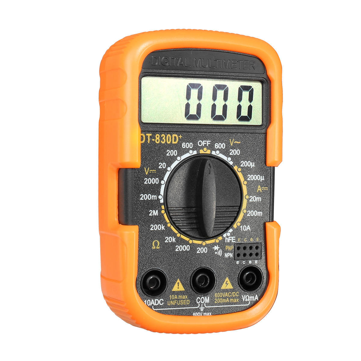 DT830D+ LCD Digital Multimeter AC/DC Voltage Meter Current Tester Resistance Detector