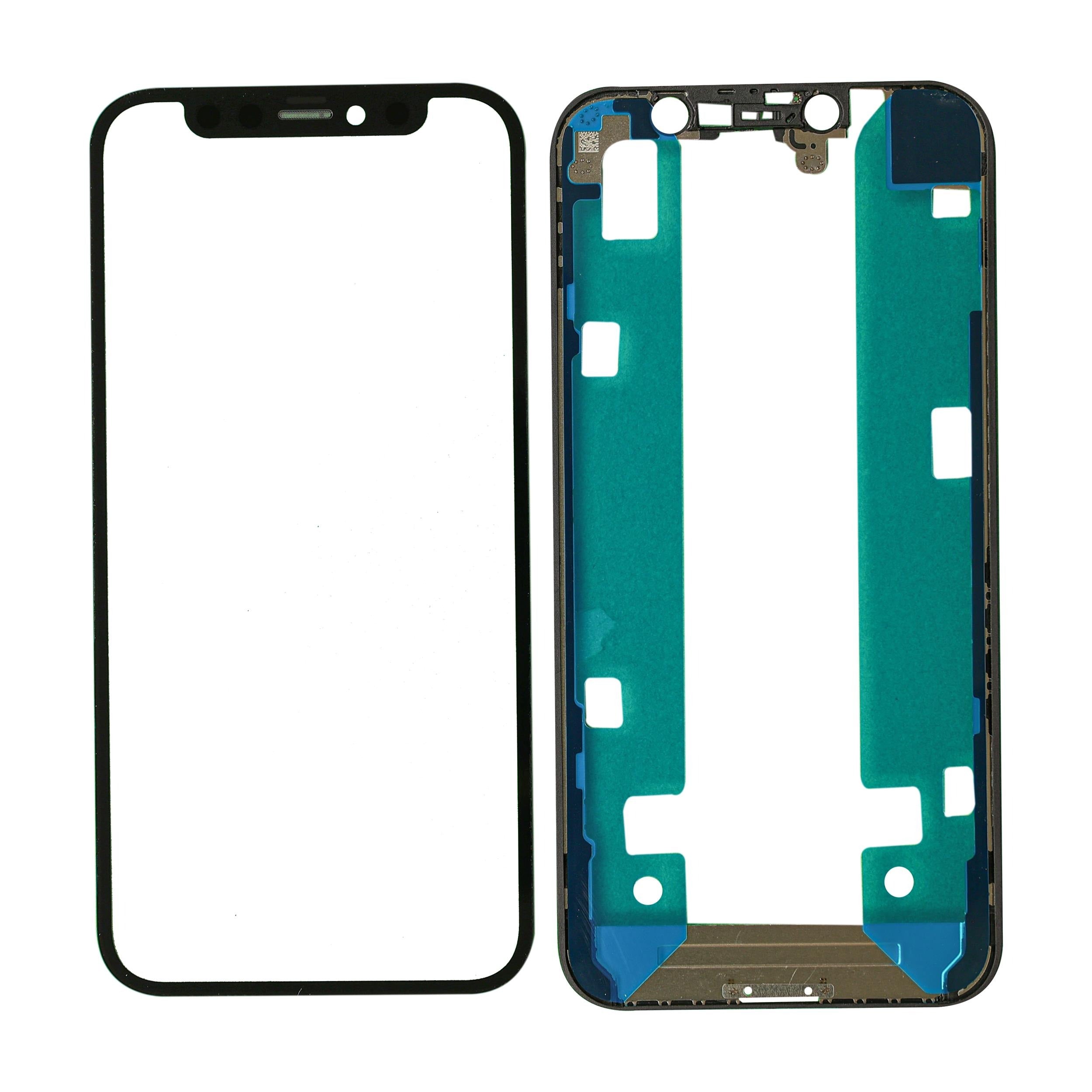 iPhone 11 PRO Black Front Glass Screen Replacement with Frame