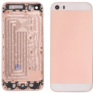 Back Housing Cover with SIM Card Tray & Side Keys & Camera Lens for iPhone 5s (Rose-Gold)