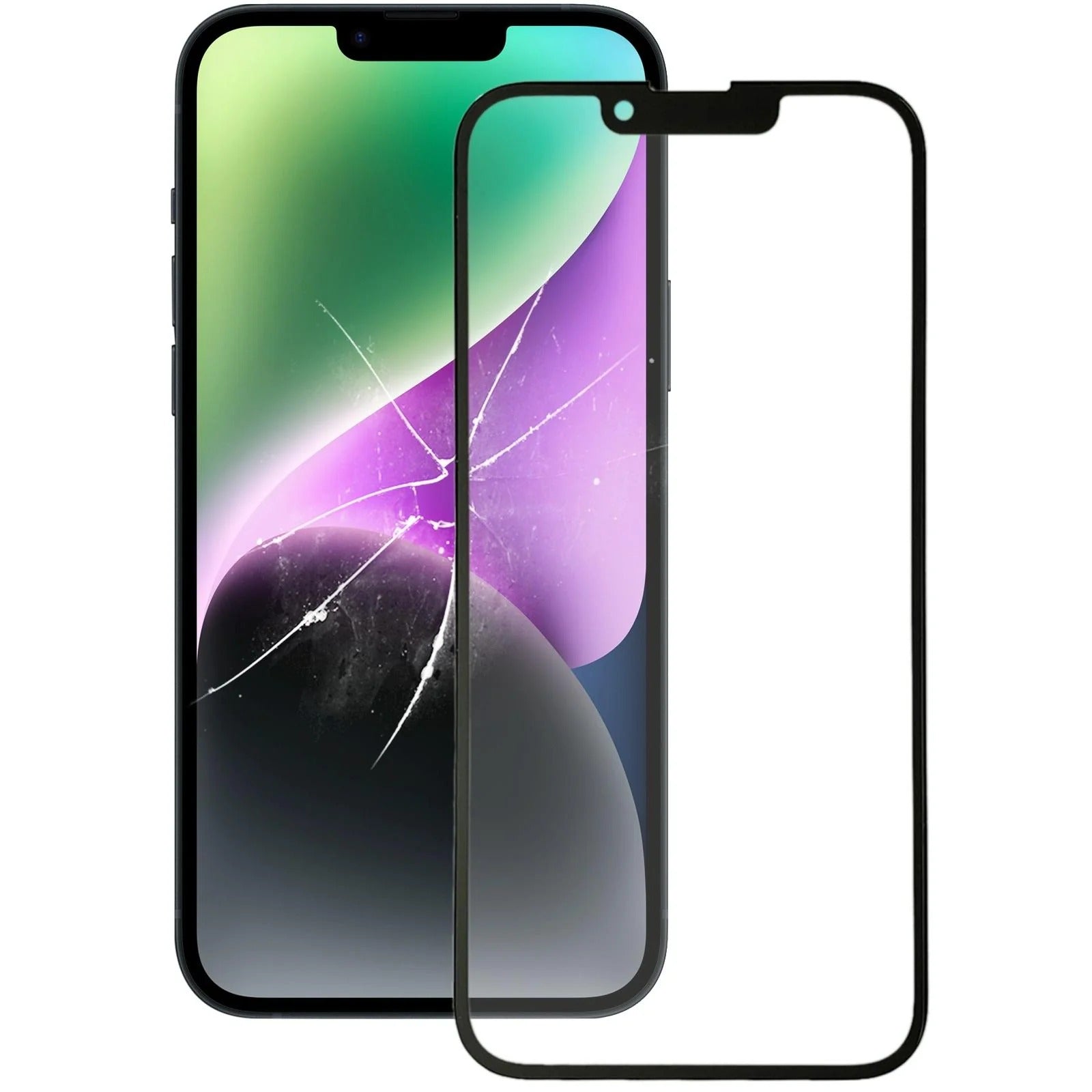 iPhone 14 Front Glass Lens Replacement with OCA Adhesive