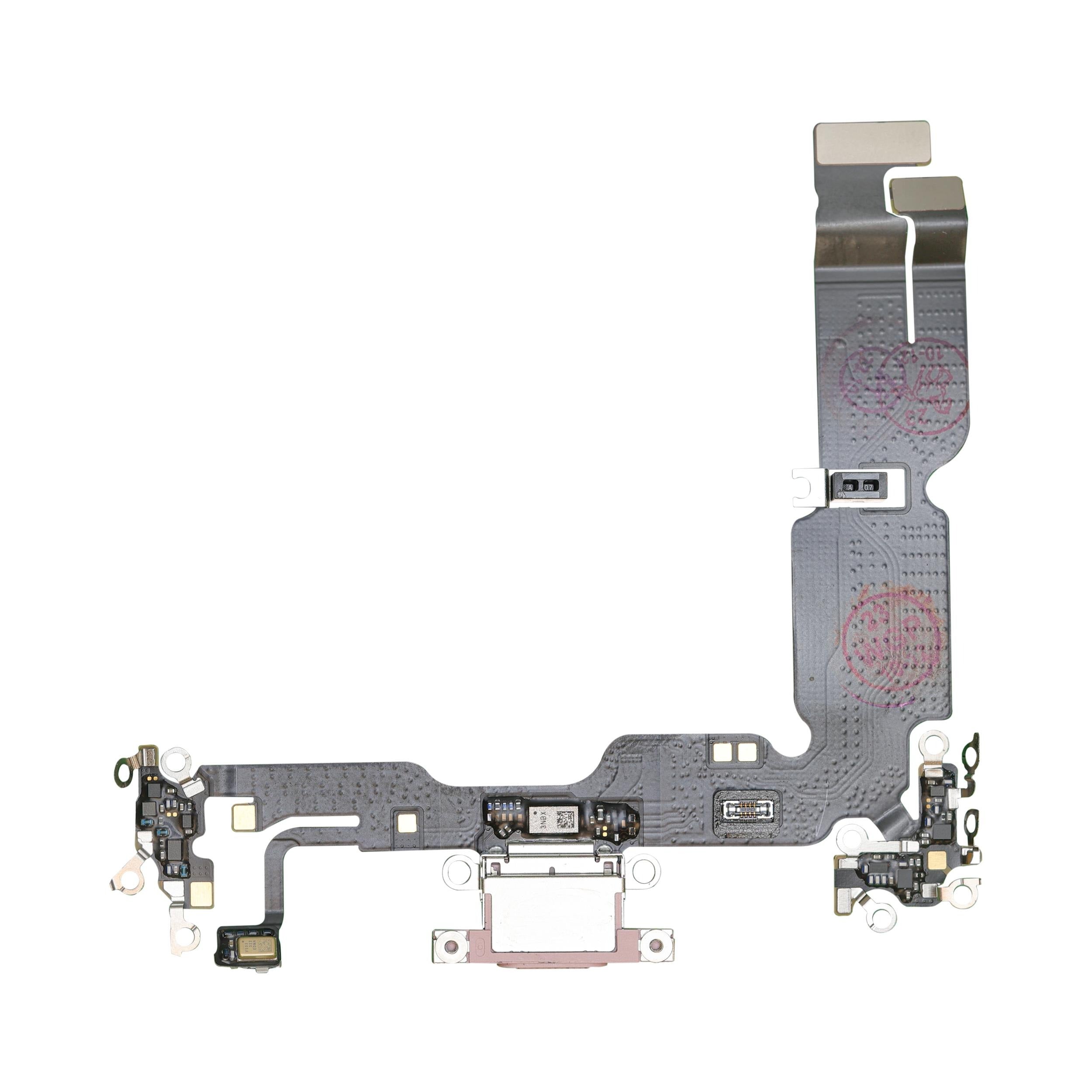 iPhone 15 Charging Port Flex Cable (Black) Replacement