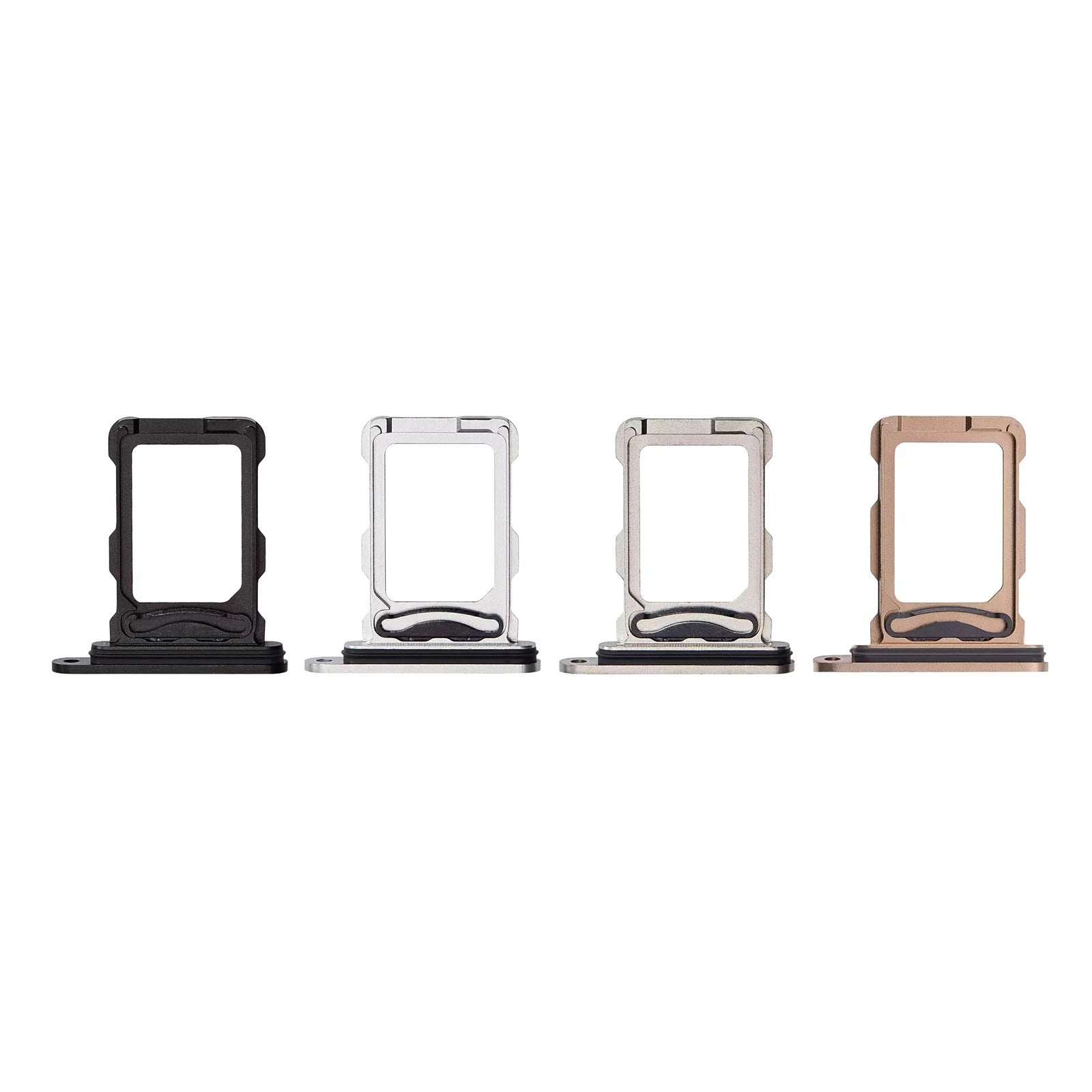 iPhone 16 PRO DUAL SIM Card Tray, Black - Replacement Part