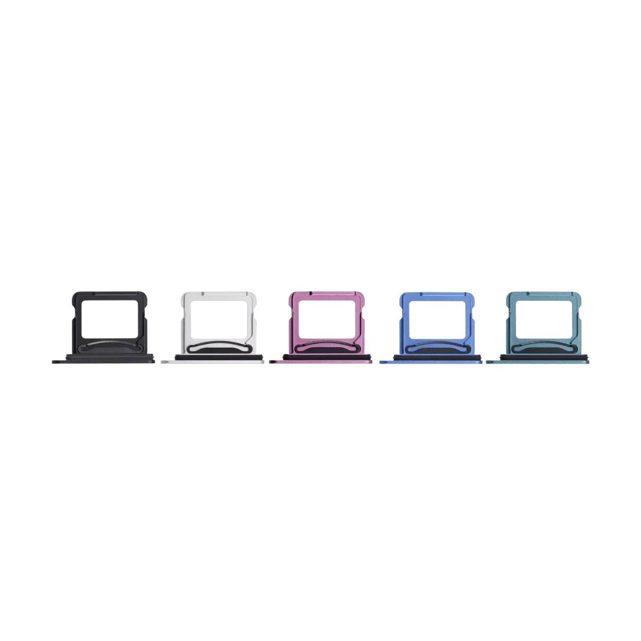 iPhone 16 DUAL SIM Card Tray, Black - Replacement Part