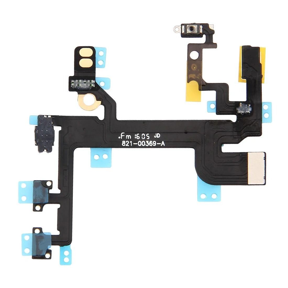 iPhone 5se Power & Volume Button Flex Cable with Brackets