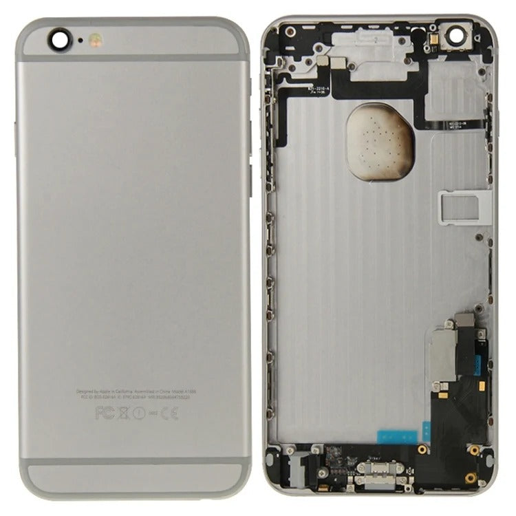 iPhone 6 Plus Full Housing Cover W/Buttons & Flex Cables Assembly - Gray