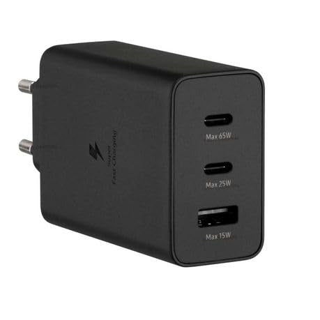 Super Fast 65W USB -C Charger With Cable 3 Ports