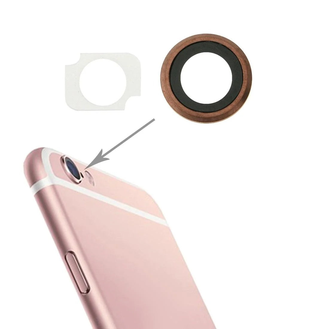 iPhone 6s Plus Rear Camera Lens & Flash Bracket