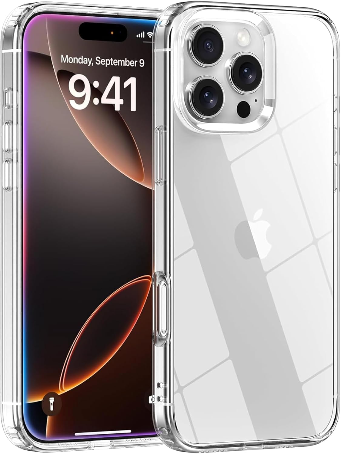 iPhone Crystal Clear Shock-Absorbent Resistant Armor Cover