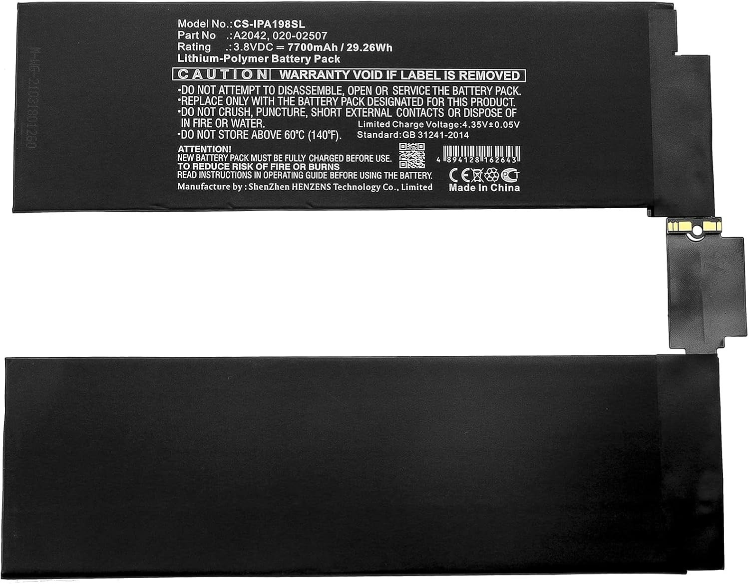 Apple Battery Replacement For iPad 11 Pro (2018)