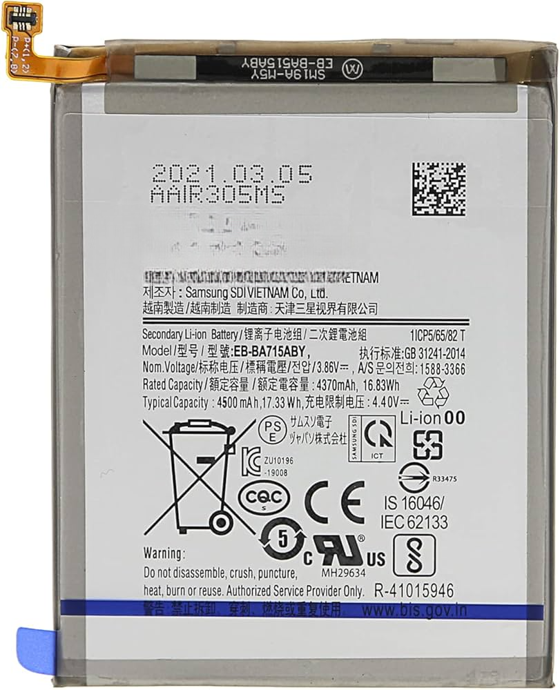 Good Quality Replacement Battery For Samsung A52s 5G