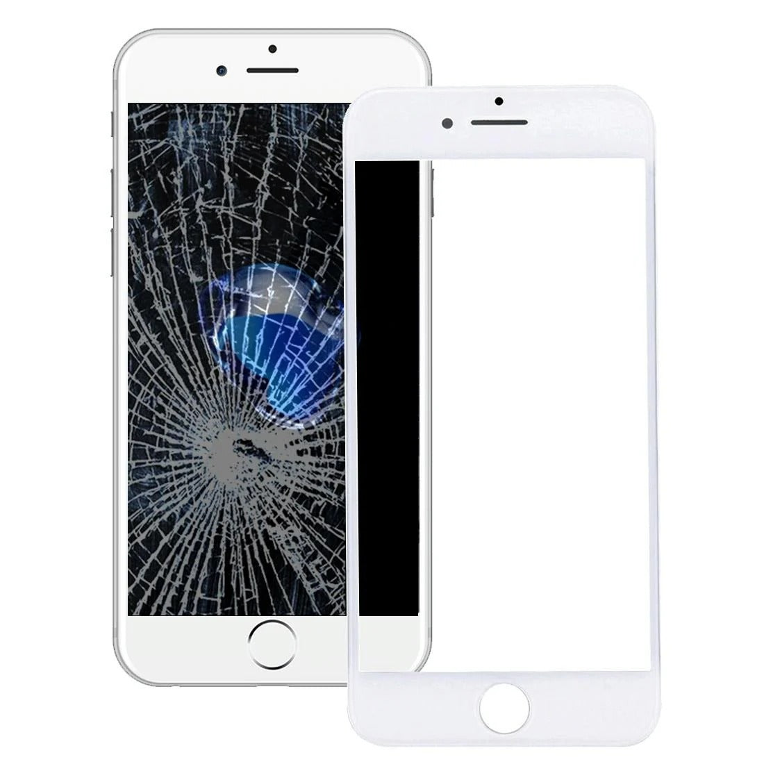 iPhone 7 Plus White Screen Glass & Bezel Frame Replacement