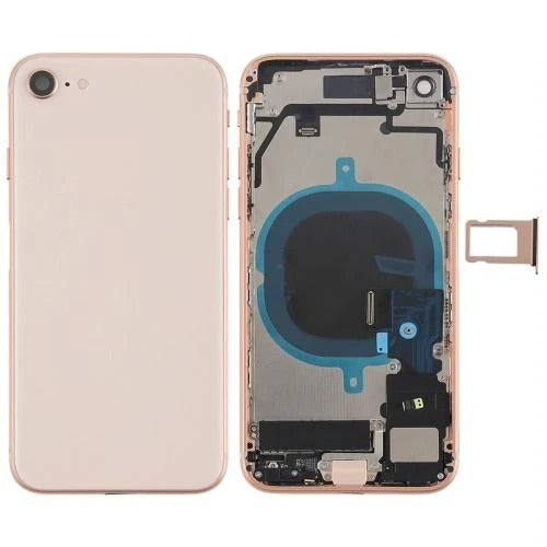 iPhone 8G Back Cover Housing With Parts Assembly (With Side Keys & Charging Port)
