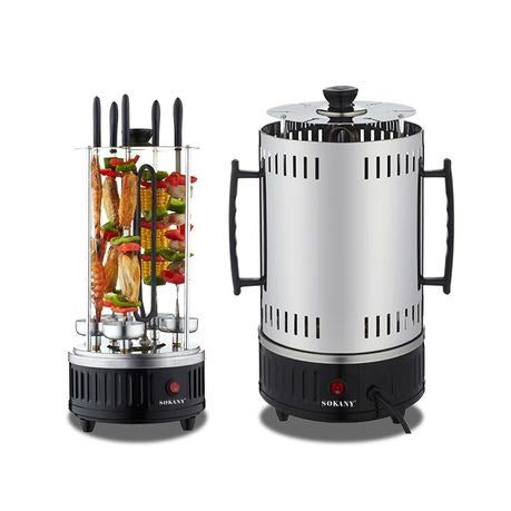 Sokany 1000W Electric Skewer Quartz Heating Tube with 6 Skewers