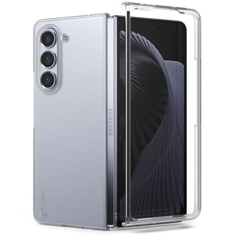 Shockproof Clear Protective Case for Samsung Galaxy Z Fold 5, Anti-Fall Gel Pouch Phone Cover