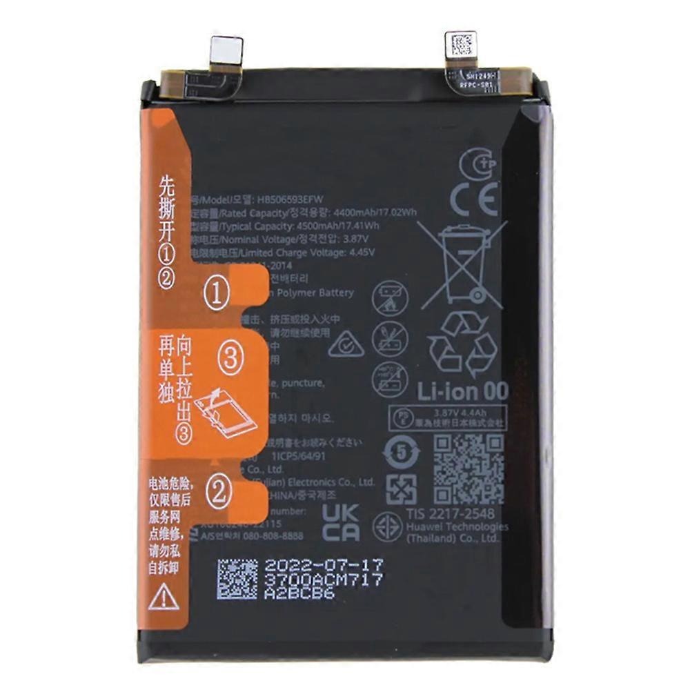 Huawei Nova 11 Good Quality Replacement Battery Li-Ion Polymer, 4500mAh, HB456493EGW