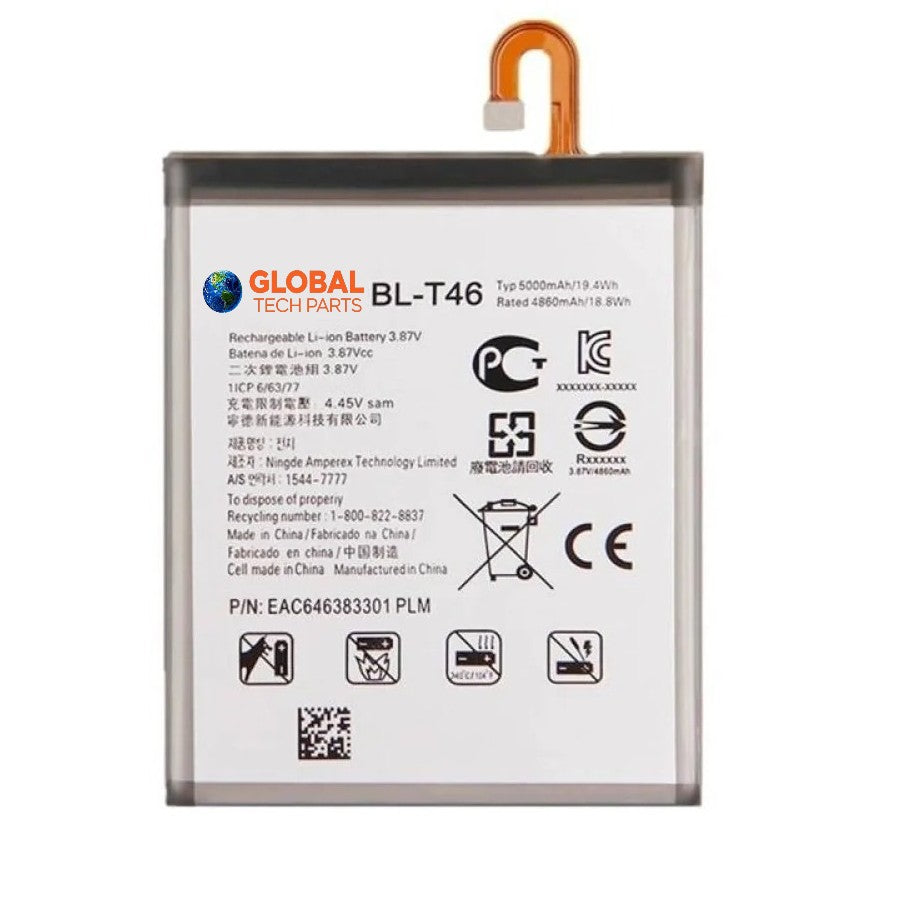 BL-T46 5000mAh For LG V60 ThinQ 5G Li-Polymer Battery Replacement