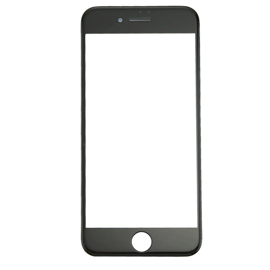 iPhone 8 Black Front Glass Screen & Bezel Frame Replacement