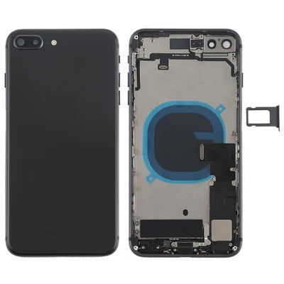 iPhone 8 Plus Back Cover Housing With Parts Assembly (With Side Keys & Charging Port)