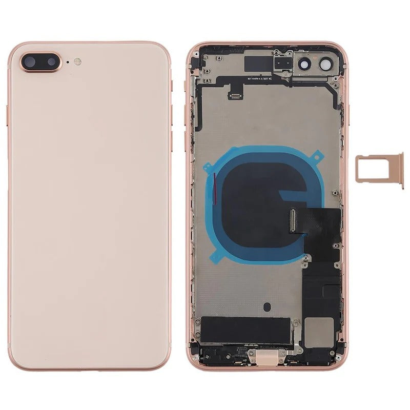 iPhone 8 Plus Back Cover Housing With Parts Assembly (With Side Keys & Charging Port)