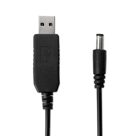 DC 5V to DC 9V USB Voltage Step Up Converter Cable1m Power Supply Adapter Cable with DC Jack 5.5 x 2.5mm or 5.5 x 2.1mm, for Fan, Led Light, Wireless Router, Speakers and More Devices