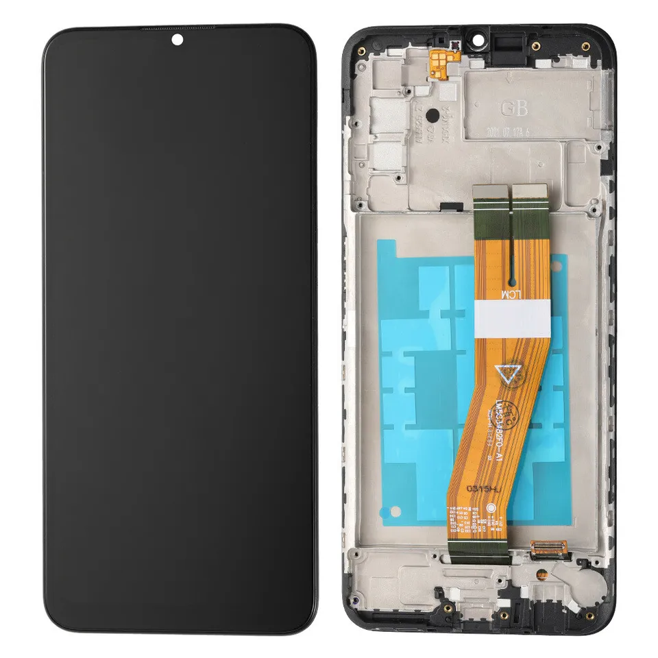 Copy LCD Screen and Digitizer Full Assembly with Frame for Samsung Galaxy A03s SM-A037F