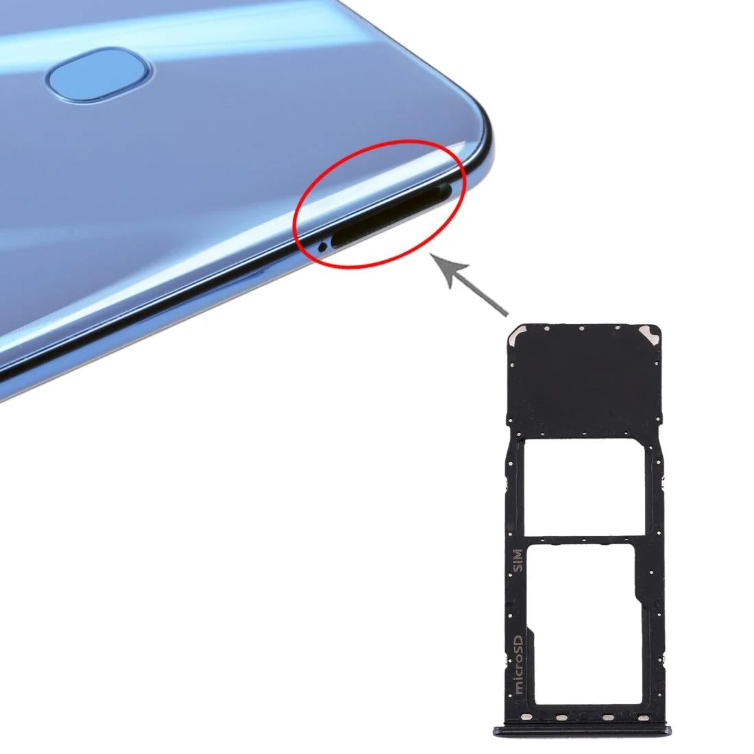 Galaxy A20/A30/A50 SIM & Micro SD Card Tray
