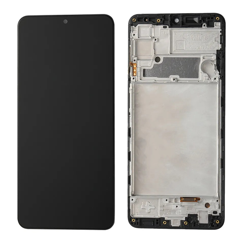 For Samsung Galaxy A22 4G SM-A225 TFT In-Cell Copy LCD Screen Digitizer Full Assembly with Frame