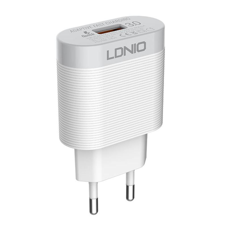 LDNIO A303Q QC3.0 USB Fast Charger with Cable