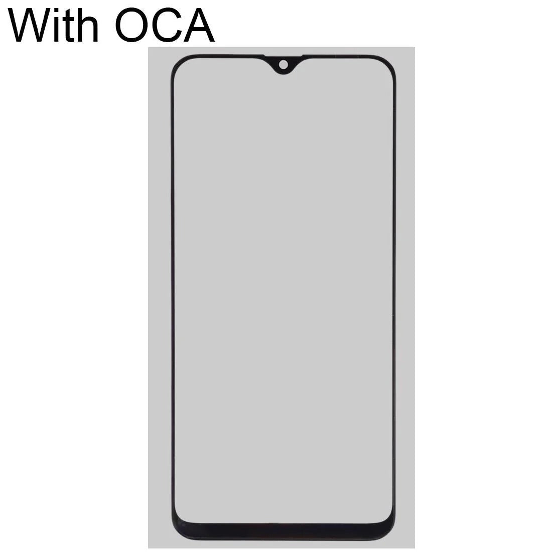Samsung Galaxy A20/A30S Front Glass Lens with OCA Adhesive