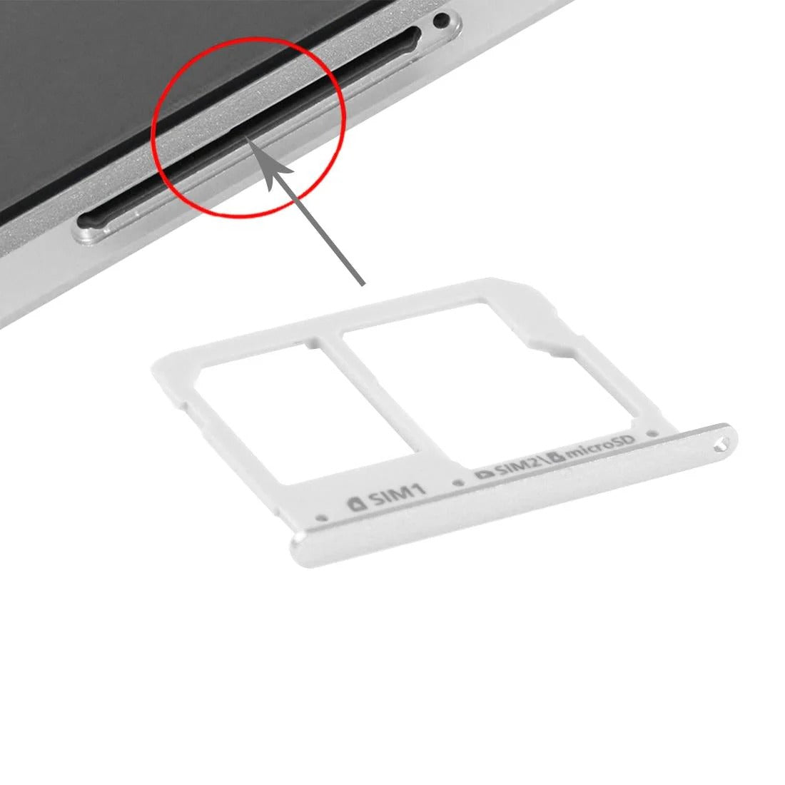 Samsung Galaxy A3/A5/A7 (2016) SIM & Micro SD Card Tray