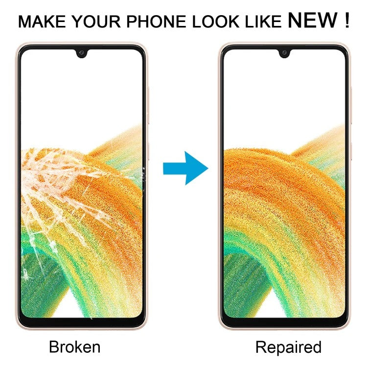 Samsung Galaxy A33 5G Front Glass Lens with OCA Adhesive