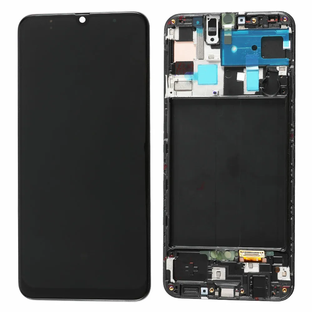 LCD Screen for Samsung Galaxy A50 SM-A505F Digitizer Full Assembly with Frame