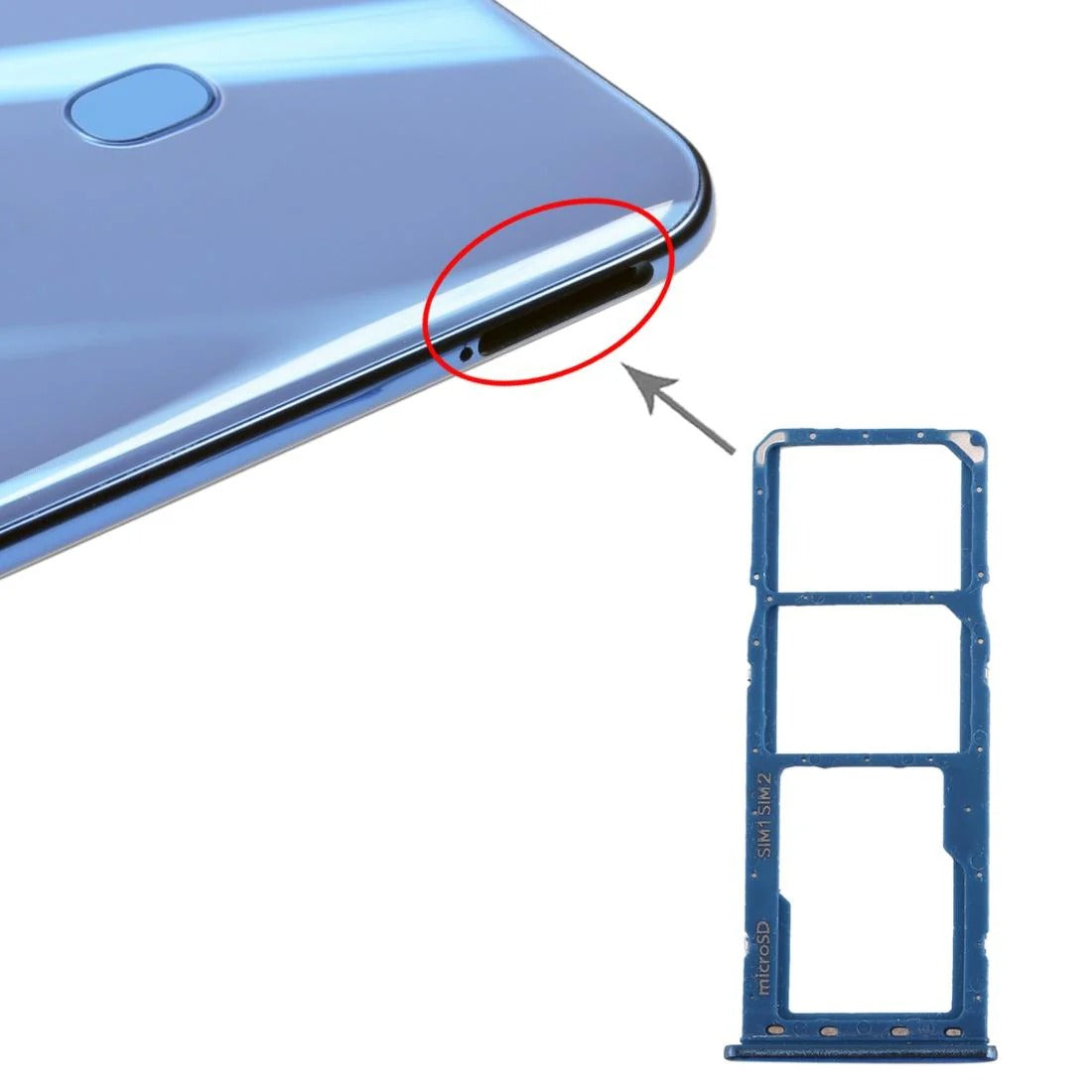 Samsung Galaxy A20/A30/A50 SIM & SD Card Tray