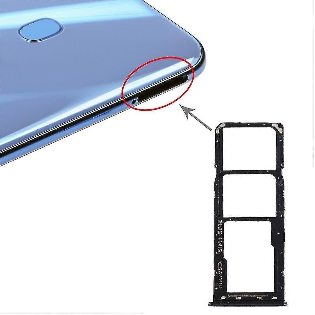 Samsung Galaxy A20/A30/A50 SIM & SD Card Tray