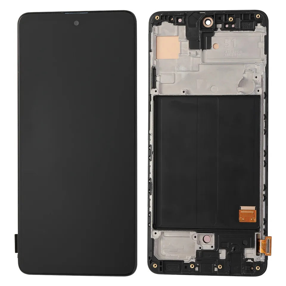 TFT In-Cell Copy LCD Screen for Samsung Galaxy A51 SM-A515F Digitizer Full Assembly with Frame