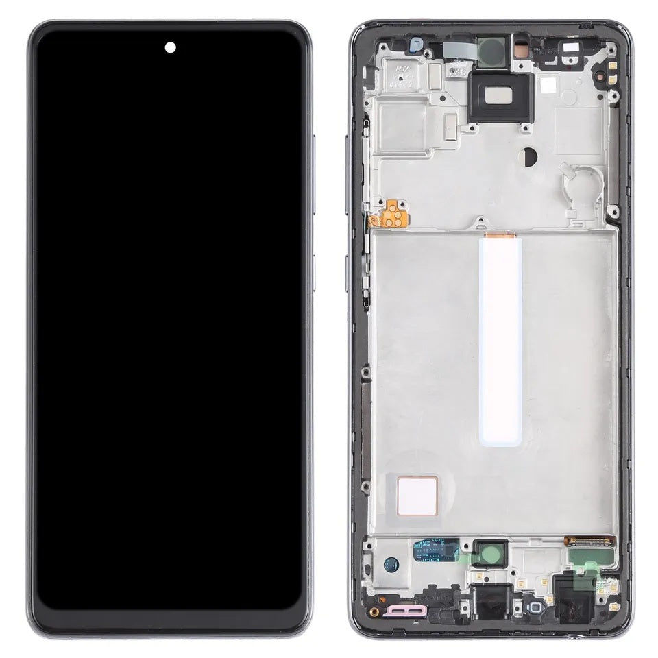 LCD Screen for Samsung Galaxy A52s SM-A528B Digitizer Full Assembly with Frame