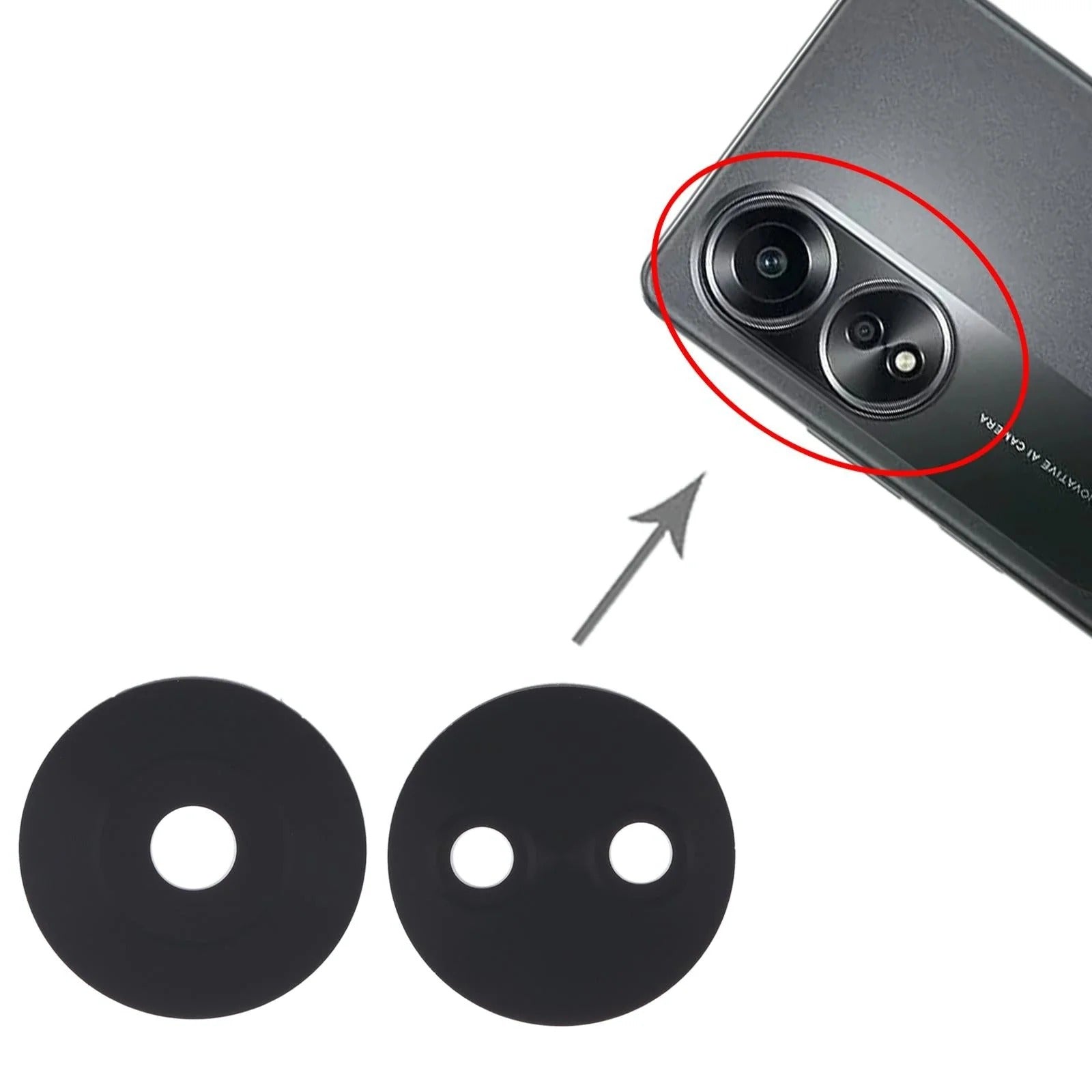 OPPO A78 5G Back Camera Lens Replacement