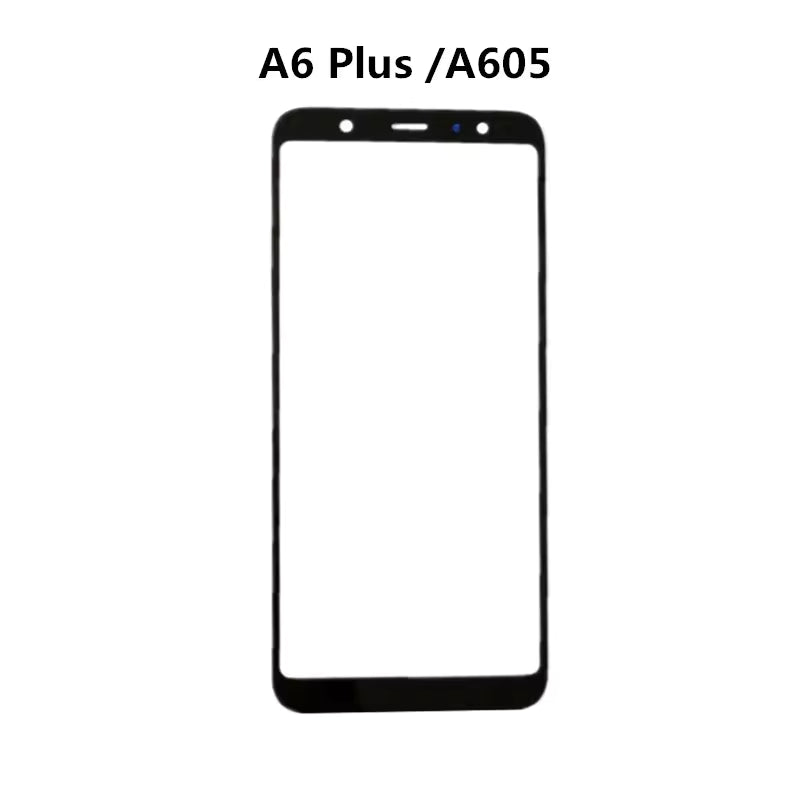 Samsung Galaxy A6+ Front Glass Lens with OCA Adhesive