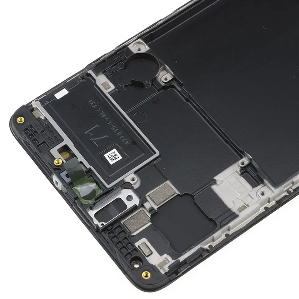 For Samsung Galaxy A71  SM-A715 6.43 inch TFT In-Cell Copy LCD Screen Digitizer Full Assembly with Frame