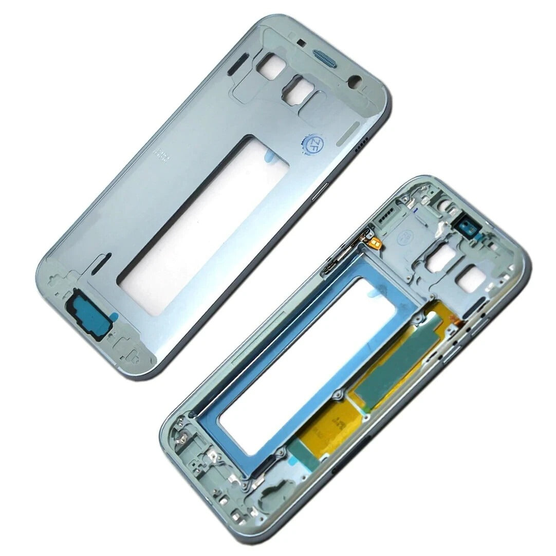 Galaxy A7 (2017) A720 Blue Middle Frame Bezel Replacement