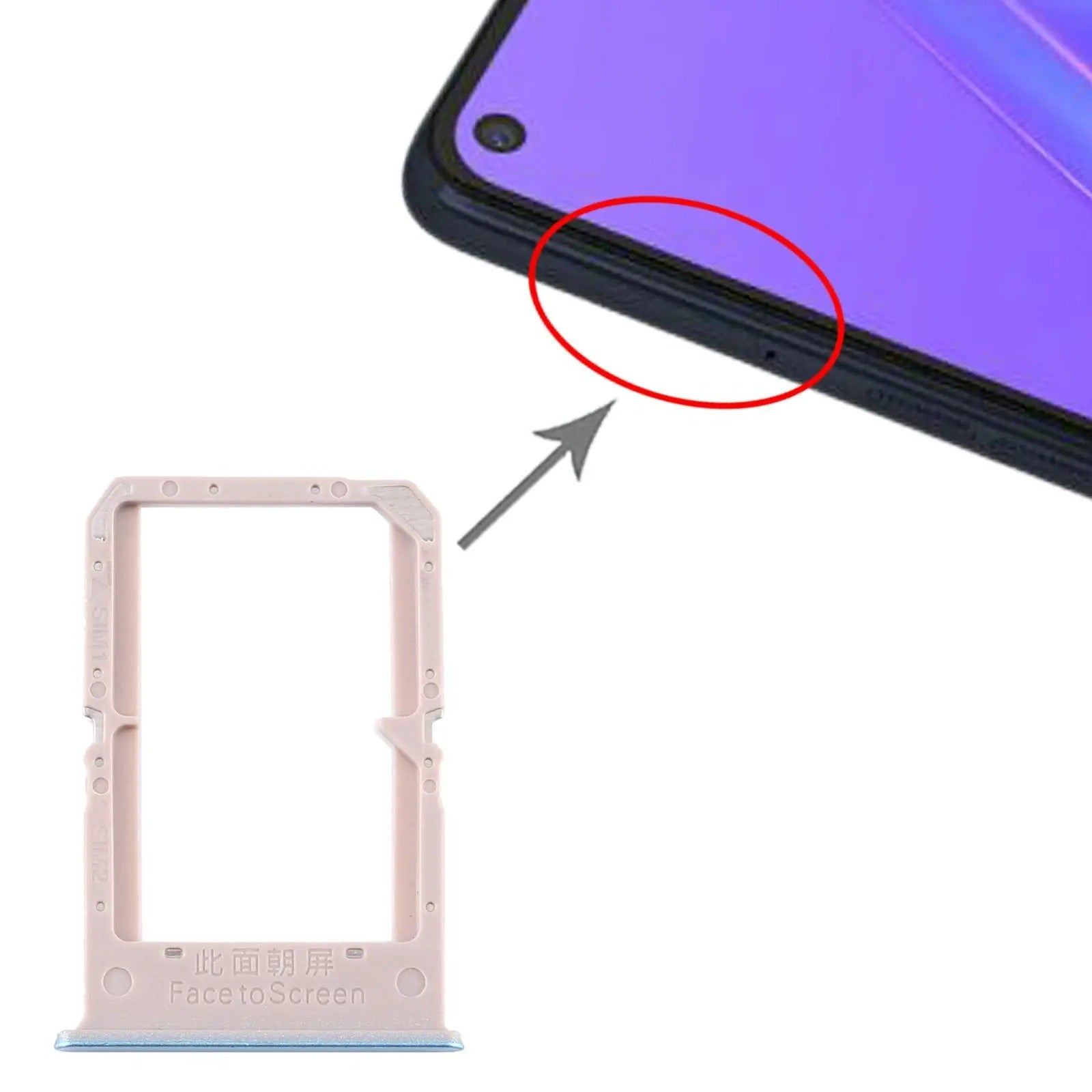 OPPO A72/A92 4G SIM Card Tray