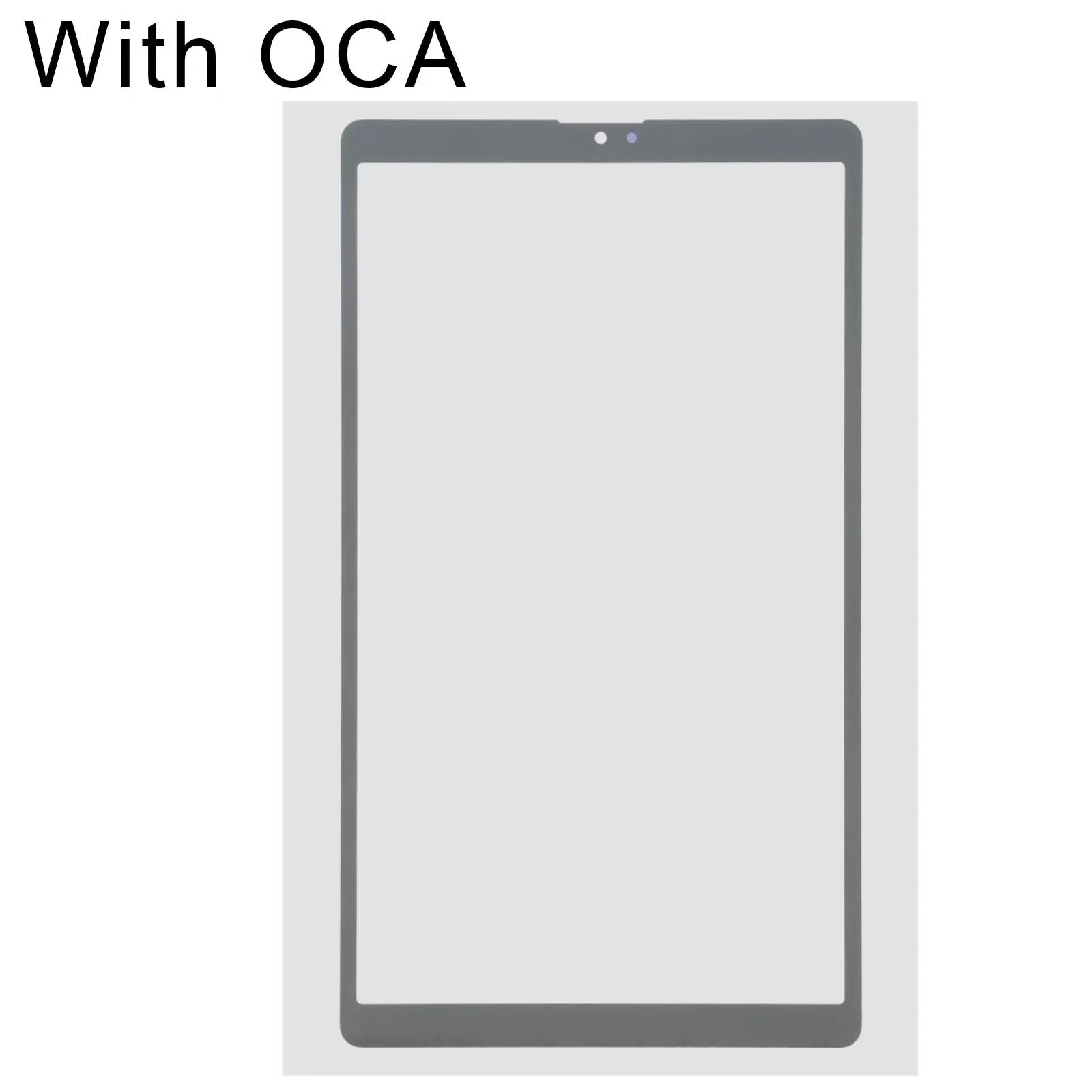 Galaxy Tab A7 Lite T225 (LTE) Black Front Glass Lens with OCA