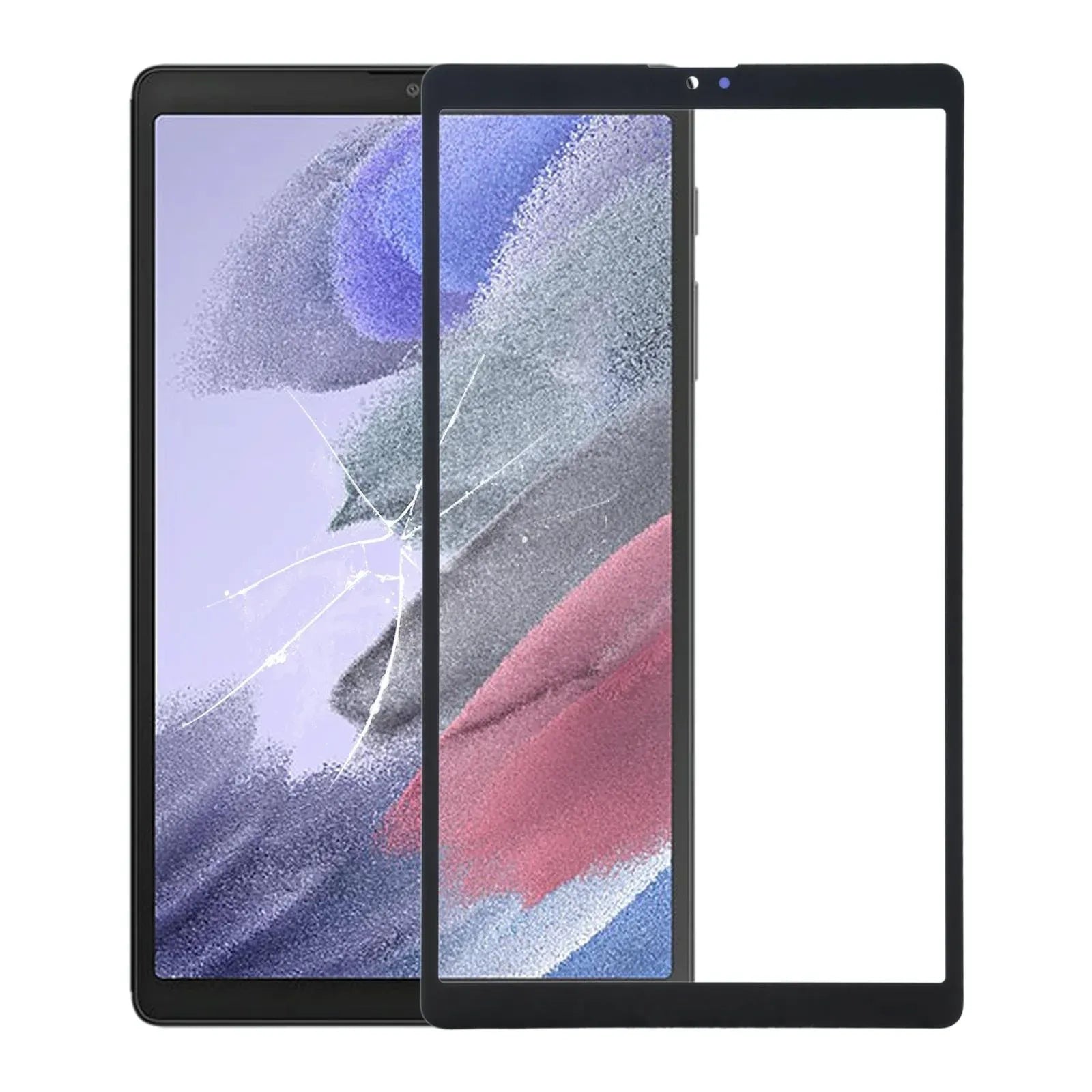 Galaxy Tab A7 Lite T225 (LTE) Black Front Glass Lens with OCA