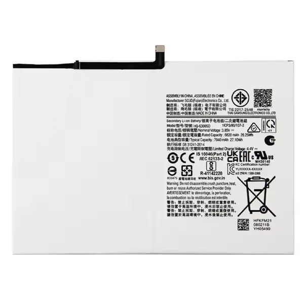 Battery for Samsung Galaxy Tab A8